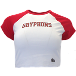 *FINAL SALE* Gryphons Home Run Tee - White/ Red