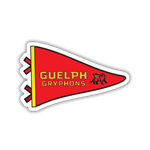 Guelph Gryphon Pennant Sticker