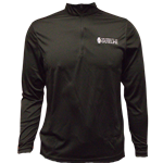 UofG Stacked Identifier 1/4 Zip - Black