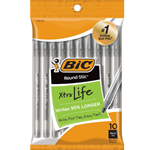 Bic 10 Pack Round Stick - Black