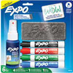 Expo Dry Erase Set Chisel Tip