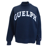 Guelph Mock Neck Sweater - Navy