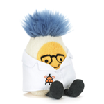 Jellycat Amuseables Boilded Egg Scientist Outfit