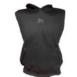 Gryphons Tonal Sleeveless Hoodie - Black