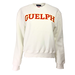 Guelph Oversized Crew Sweatshirt - White