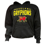 Guelph Gryphons Twill Hood - Black