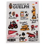 Cityscape Sticker Sheet