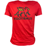 Football Stacked Tee - Red