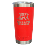 Guelph Gryphons 20 oz Yeti Tumbler - Red