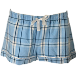 Circlecrest Flannel Sleep Short - Blue