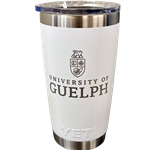 Crested 20 oz Yeti Tumbler - White