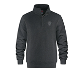 UNISEX BASIC CHARCOAL CUSTOM OVC QUARTER ZIP