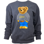 Bear Crew - Heathered Navy