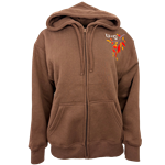 UofG Fall Oversize Full Zip - Brown
