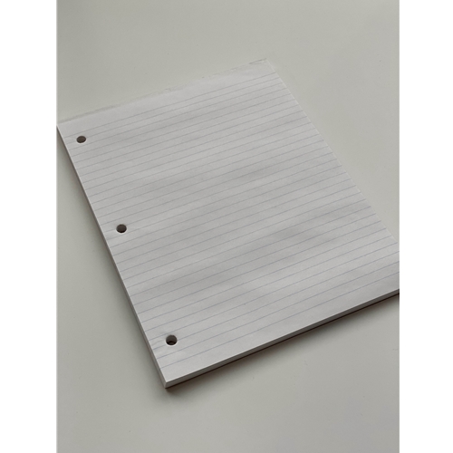 University Of Guelph Bookstore - 3 Hole Pad Lined Paper Wide Rule