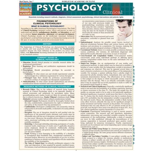University of Guelph Bookstore Psychology Clinical