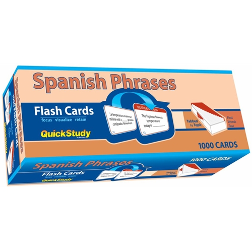 Spanish Phrases Flash Cards