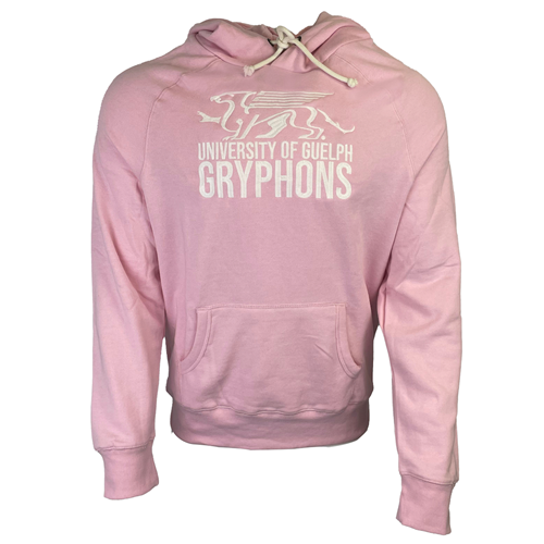University of Guelph Bookstore Pink Gryphons Heritage Hoodie