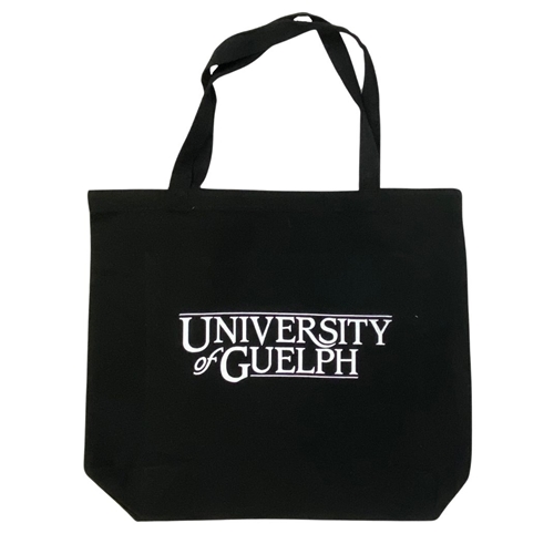 Black Identifier Cotton Tote University of Guelph Bookstore