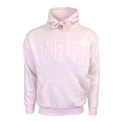 University of Guelph Bookstore Pink University of Guelph Tonal Twill Hood