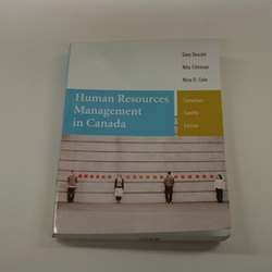 HUMAN RESOURCES MANAGEMENT IN CANADA TEXTBOOK