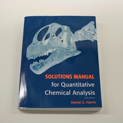 University Of Guelph Bookstore Solutions Manual For Quantitative Chemical Analysis