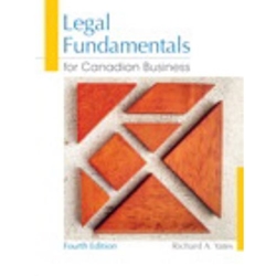 LEGAL FUNDAMENTALS FOR CANADIAN BUSINESS