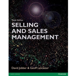 SELLING AND SALES MANAGEMENT