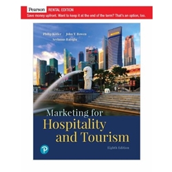 MARAKETING FOR HOSPITALITY AND TOURISM