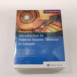 INTRODUCTION TO FEDERAL INCOME TAXATION IN CANADA PCKG