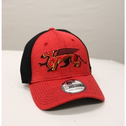 Red Athletic Gryphons Fitted Hat