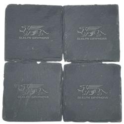 Gryphons Slate Coaster Set