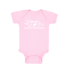 Gryphons Pink Cotton Baby Onesie