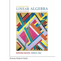 ELEMENTARY LINEAR ALGEBRA AND APPLICATIONS