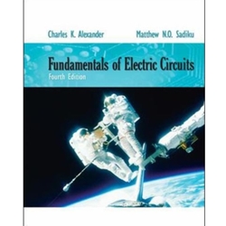 Fundamentals of Electric Circuits, 6th outlet Edition by Alexander & Sadiku