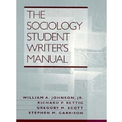 The Sociology Student Writer's Manual