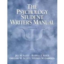 The Psychology Student Writer's Manual