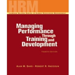 University of Guelph Bookstore - Managing Performance Through Training ...