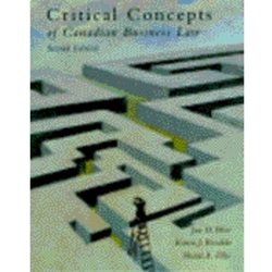 Critical Concepts of Canadian Business Law