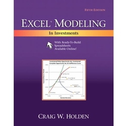Excel Modeling in Investments