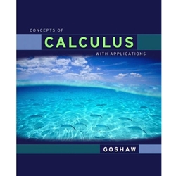 Concepts of Calculus with Applications, Updated Edition