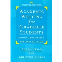 Writing Grad Papers University of Guelph Bookstore - Academic Writing for Graduate Students ...
