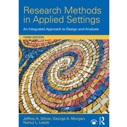 Research Methods in Applied Settings