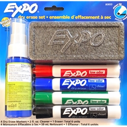 6pk DE Expo Dry Erase Set