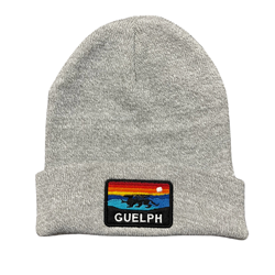 Grey Gryphons Marled Cuff Beanie