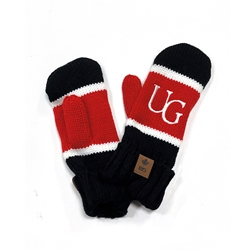 Black/Red Classic UG Mitts