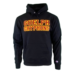 Black Champion Guelph Gryphons Twill Hood