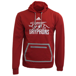 Adidas Gryphons Team Issue Pullover Hoodie - Red