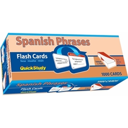 Spanish Phrases Flash Cards (1000 Cards)