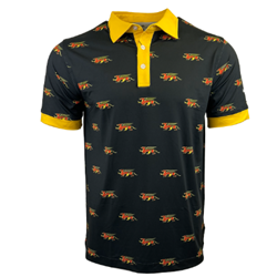 Black Repeating Gryphons Rolo Polo